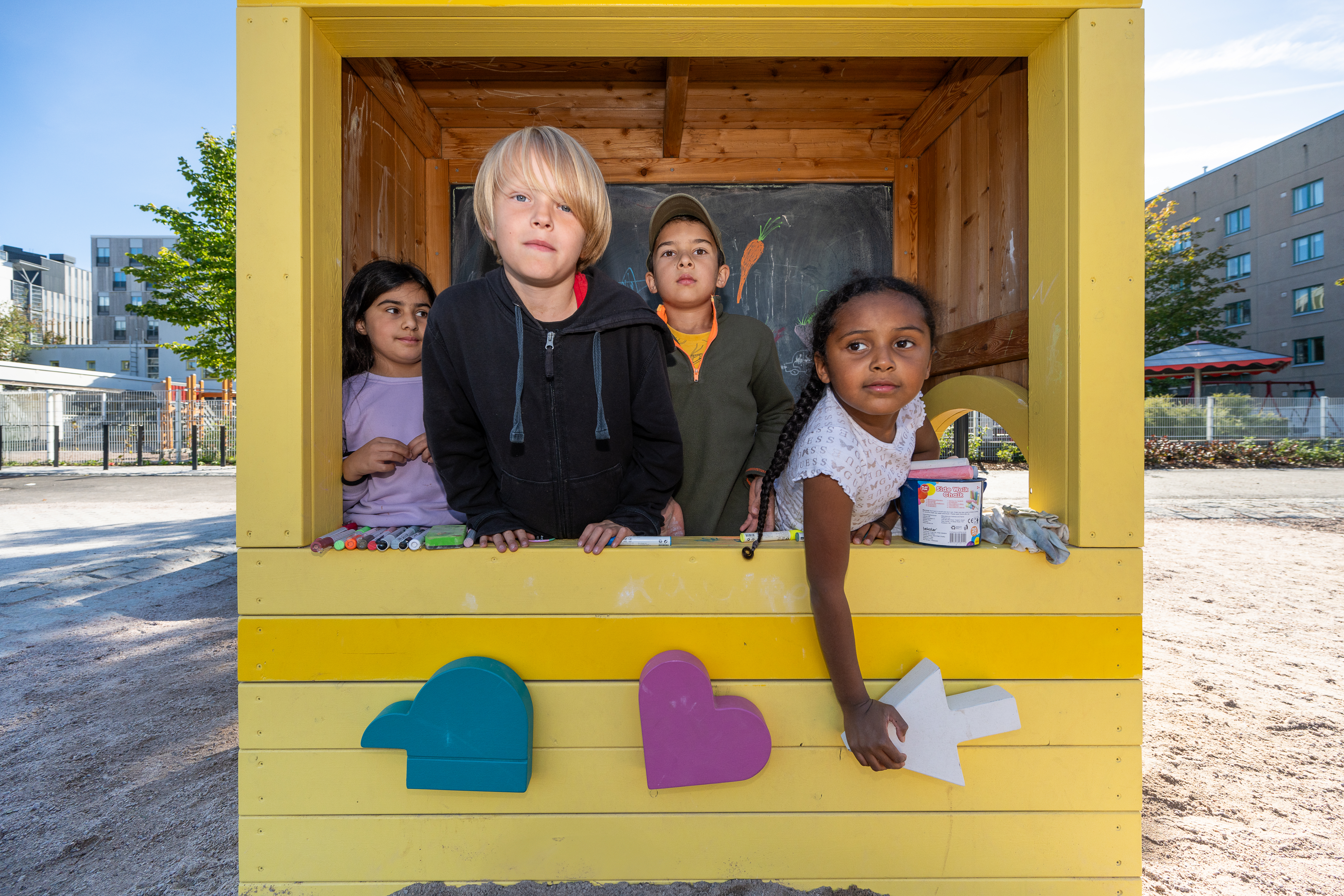 Ruoholahti Computer Playground structures