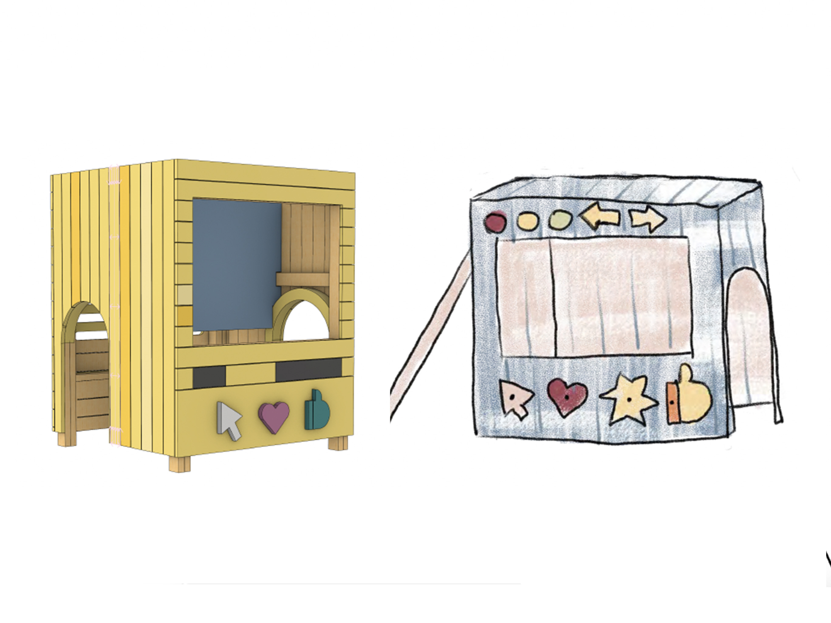 Sketch of the Computer Hut