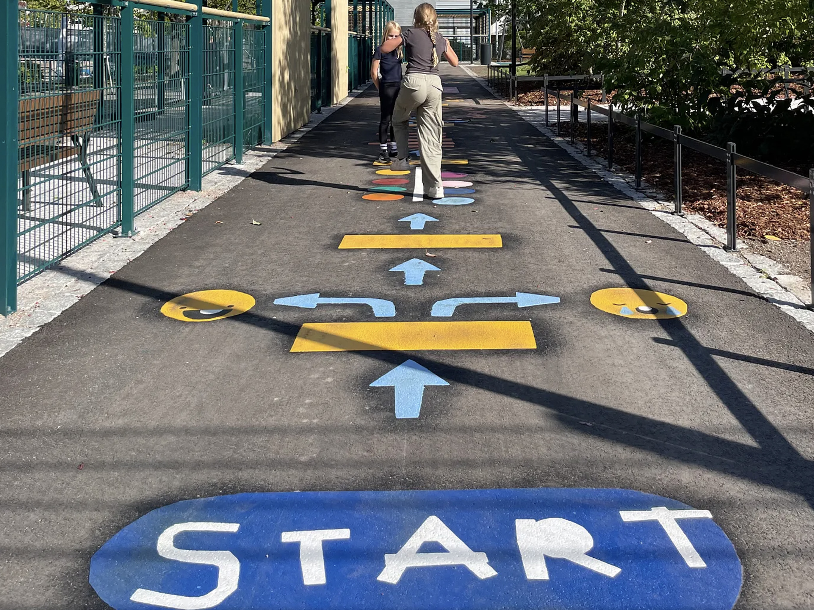 The Flowchart Hopscotch at Ruoholahti